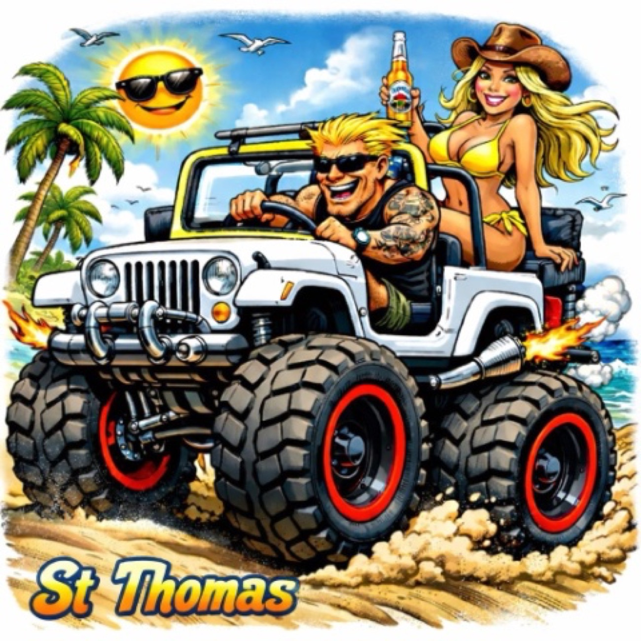 Jeep Adventure rides on Saint Thomas, US Virgin Islands